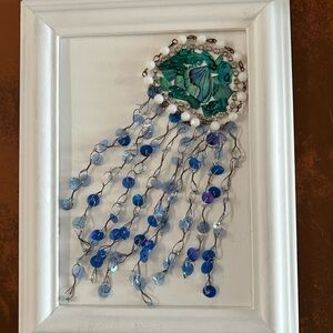 Jellyfish beaded art